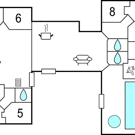 Prázdninový dům Lovely In Vaeggerlose With Sauna *